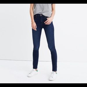 Madewell 10" High-Rise Skinny Jeans in Hayes Wash size 24
